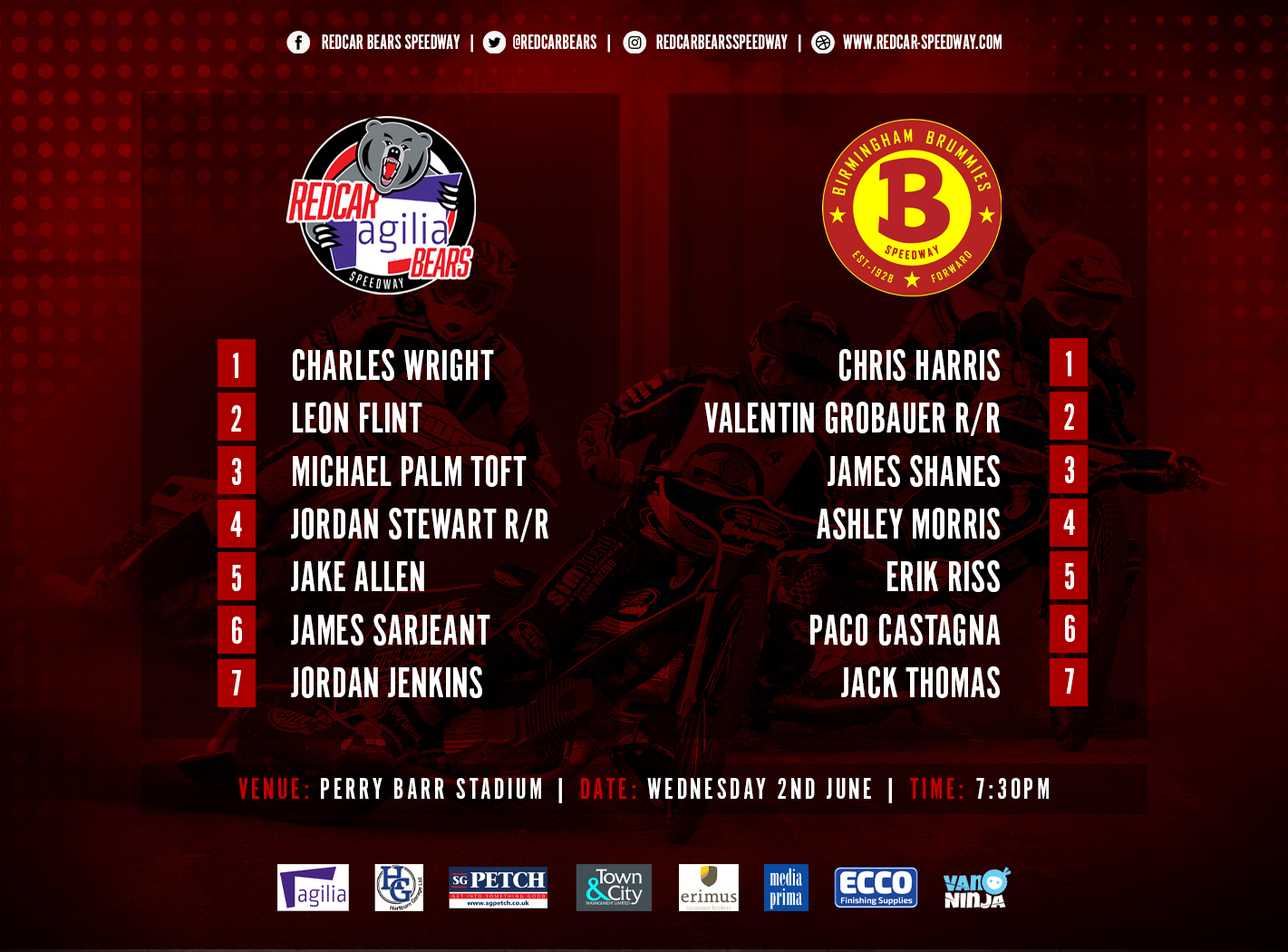 Bears set for Brummies battle