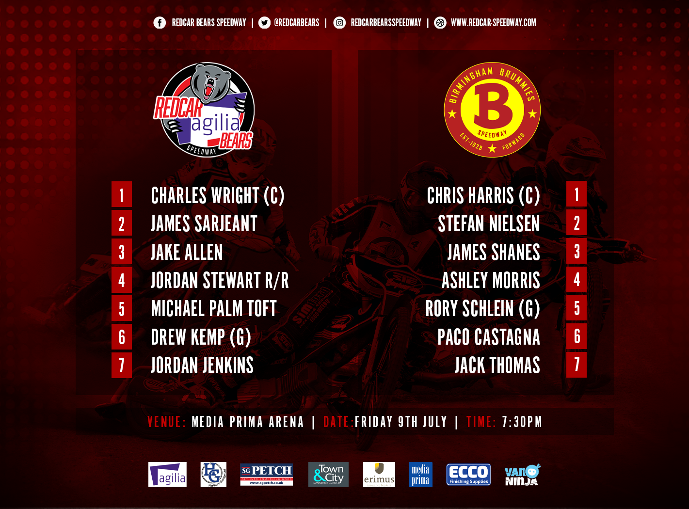 Bears looking for Brummies bounce back!