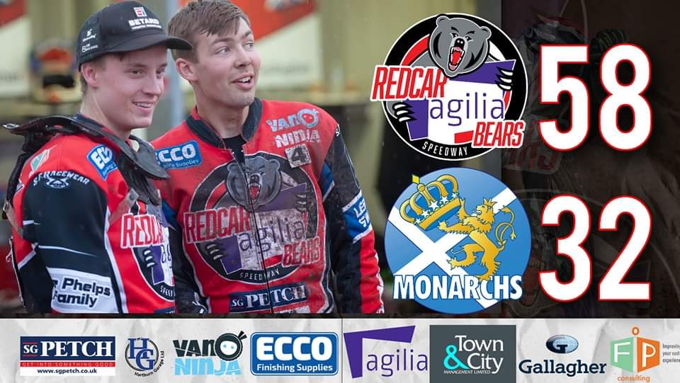 Rampant Redcar dismantle Monarchs