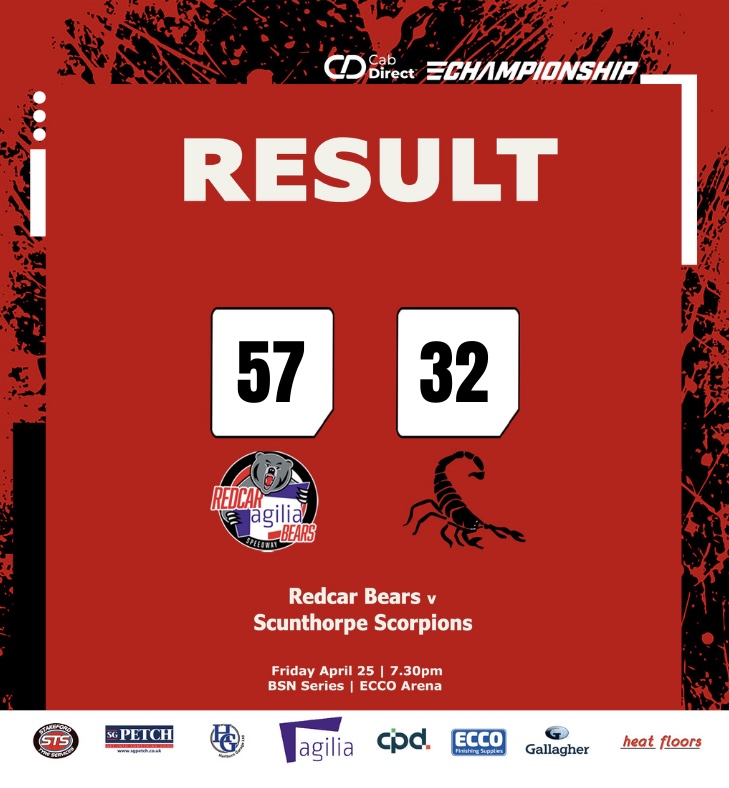 Rampant Redcar skittle Scorpions