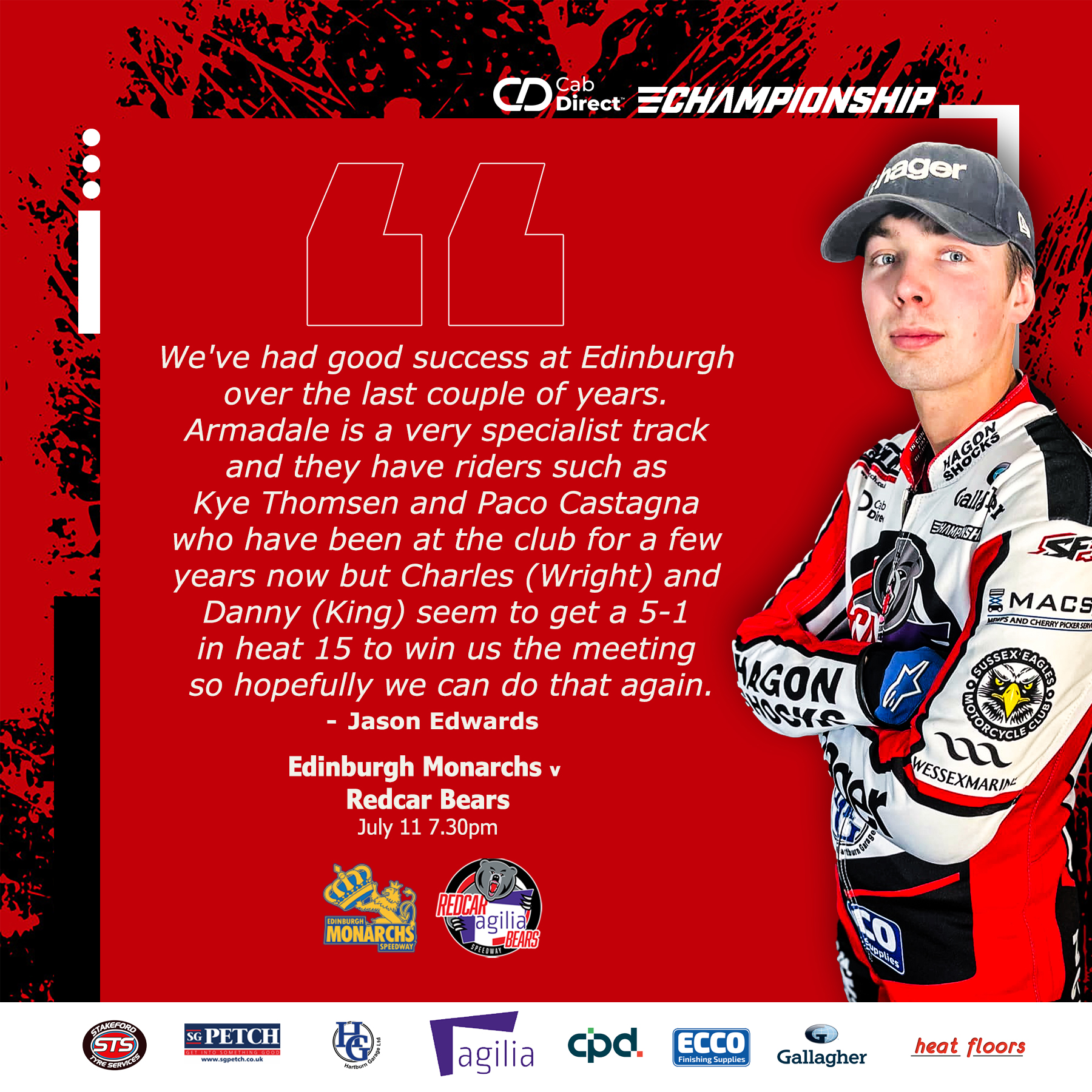 Edwards: Massive meetings ahead!