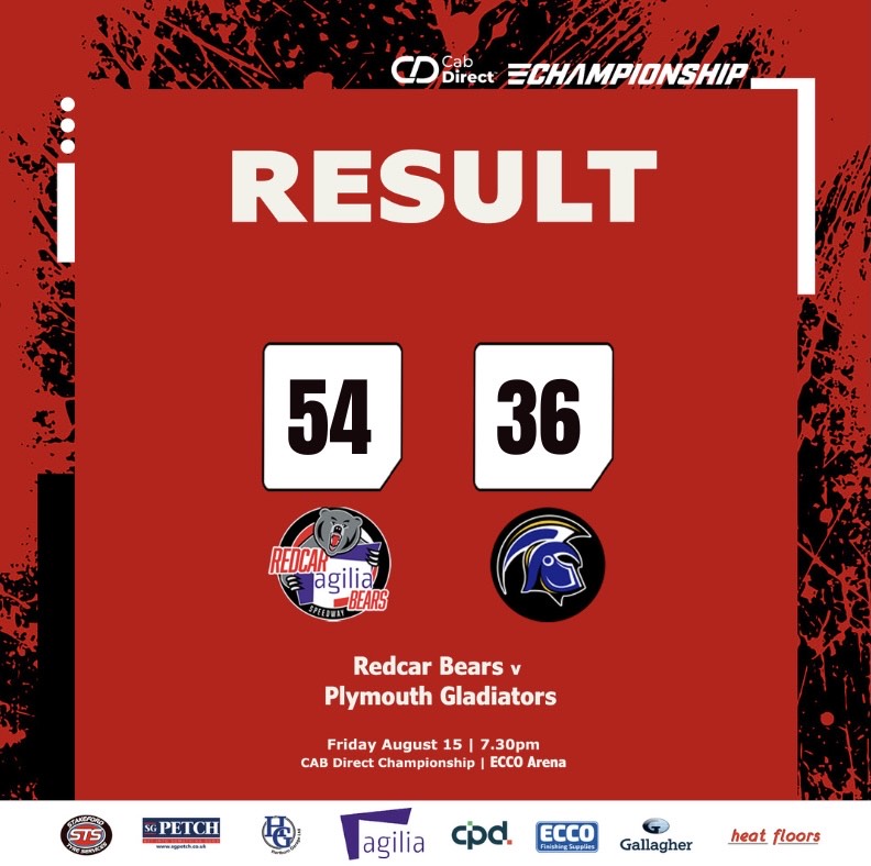 Bears beat plucky Plymouth!