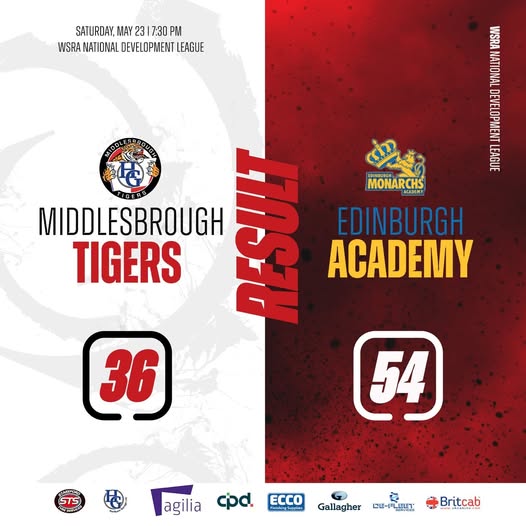 Tigers tamed twice by Edinburgh!