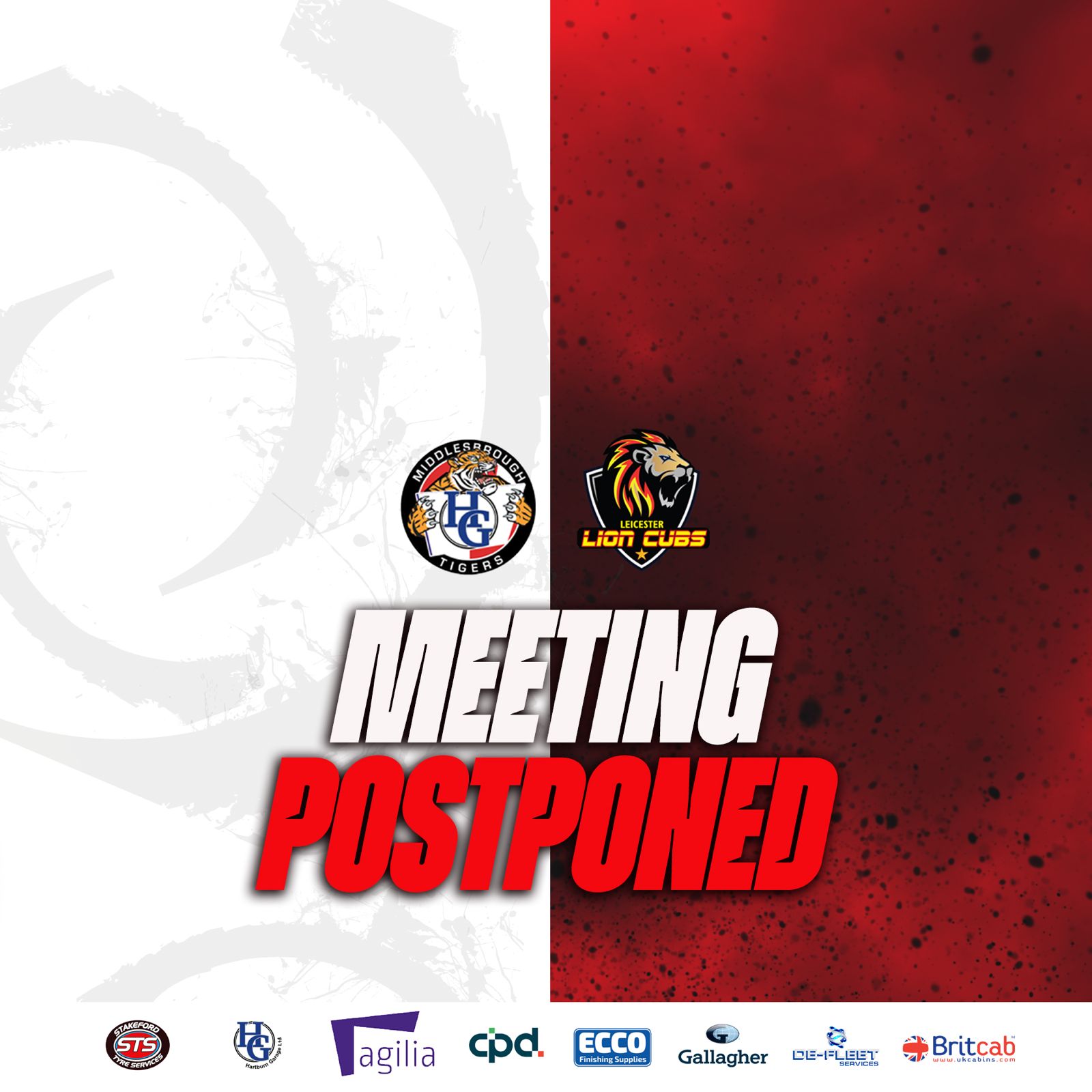 Middlesbrugh v Leicester postponed