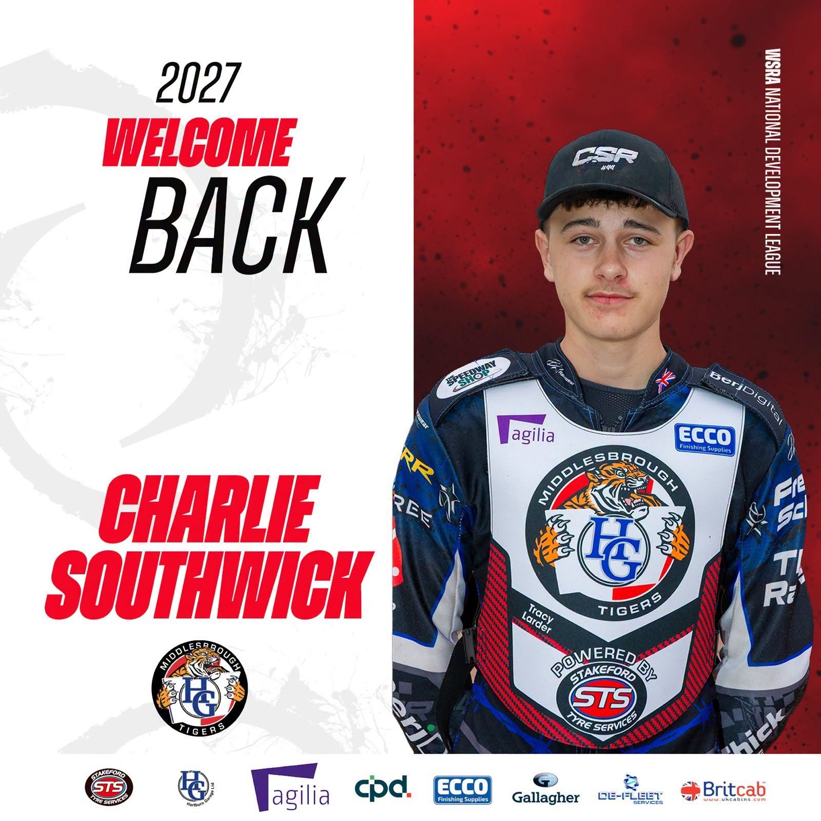 WELCOME TO THE BEARS, CHARLIE SOUTHWICK